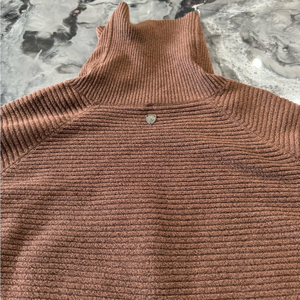 Kuhl Brown Turtleneck Sweater